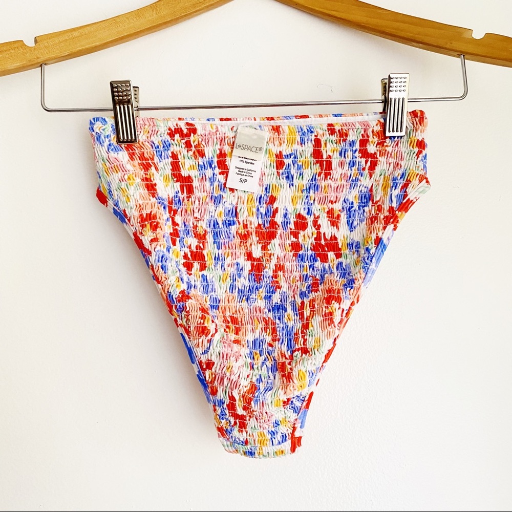 L’space Barlette Bikini Bottom in Flowers Forever Nwot $110 - Picture 7 of 7
